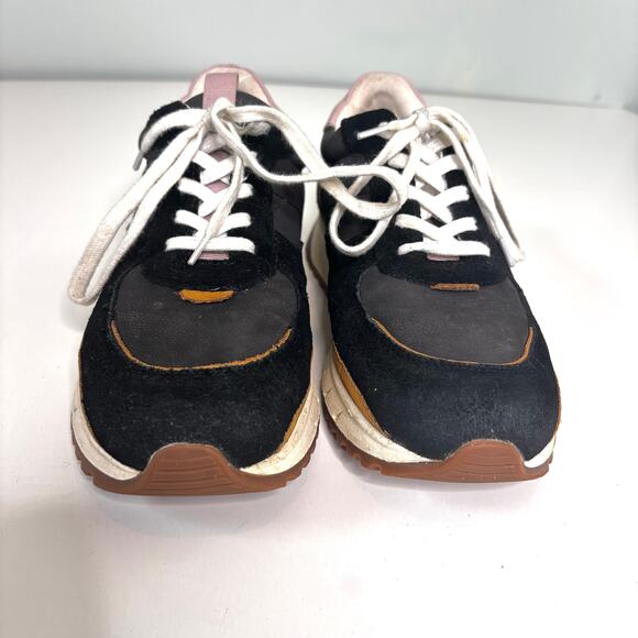 Madewell Kickoff Trainer in Dark Colorblock Nubuck & Suede 9 - Picture 2 of 8